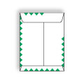 Open End Catalog Envelopes, 4 x 6-3/8, 24#, White Kraft, Center