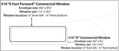 #10 Window Envelope Template from www.wsel.com