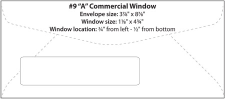 #9 Envelope Template from www.wsel.com