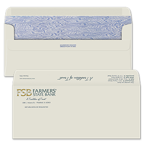 Farmers State Bank - Custom Flip-Stik Envelope
